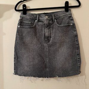 Express Denim Skirt | 4 | Black